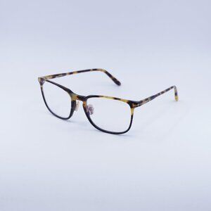 Tom Ford FT5699-B 056 Eyeglasses Havana55mm Square Frame, Blue Light Block